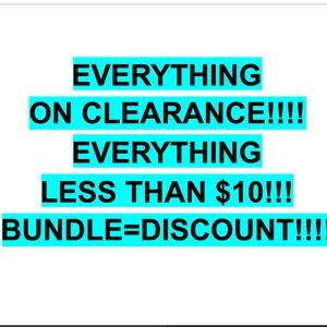 EVERYTHING LESS THAN $10